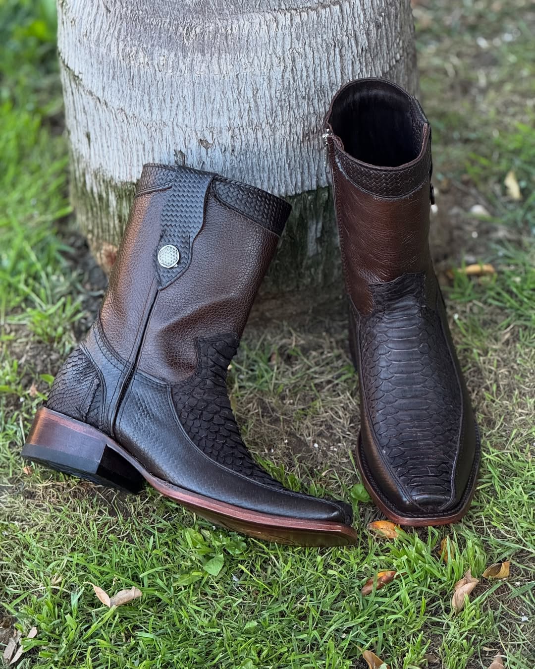 Men's Vintage Python Cowboy Boots