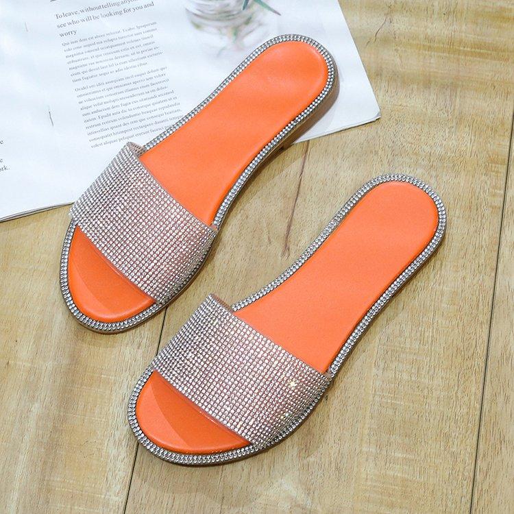 Spring and summer new women's rhinestone sandals