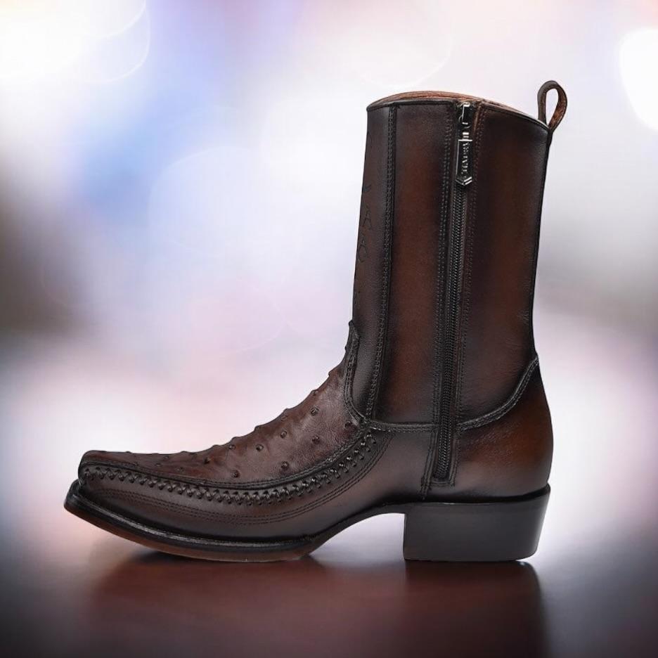 Men's Vintage Handmade Leather Cowboy Boots