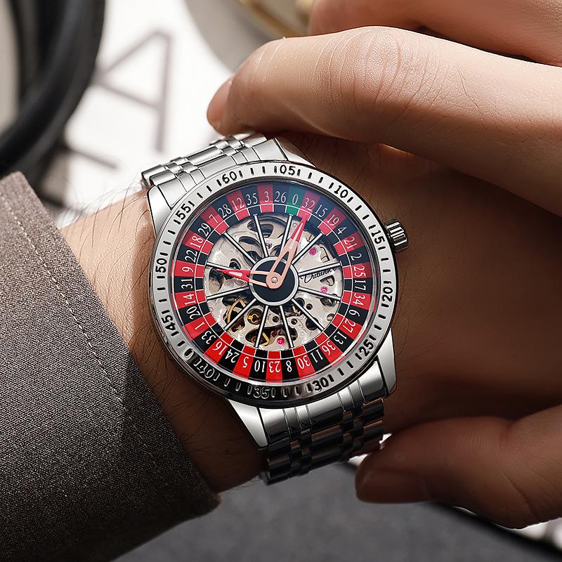 Men's Classic Casino Personalized Mechanical Watch