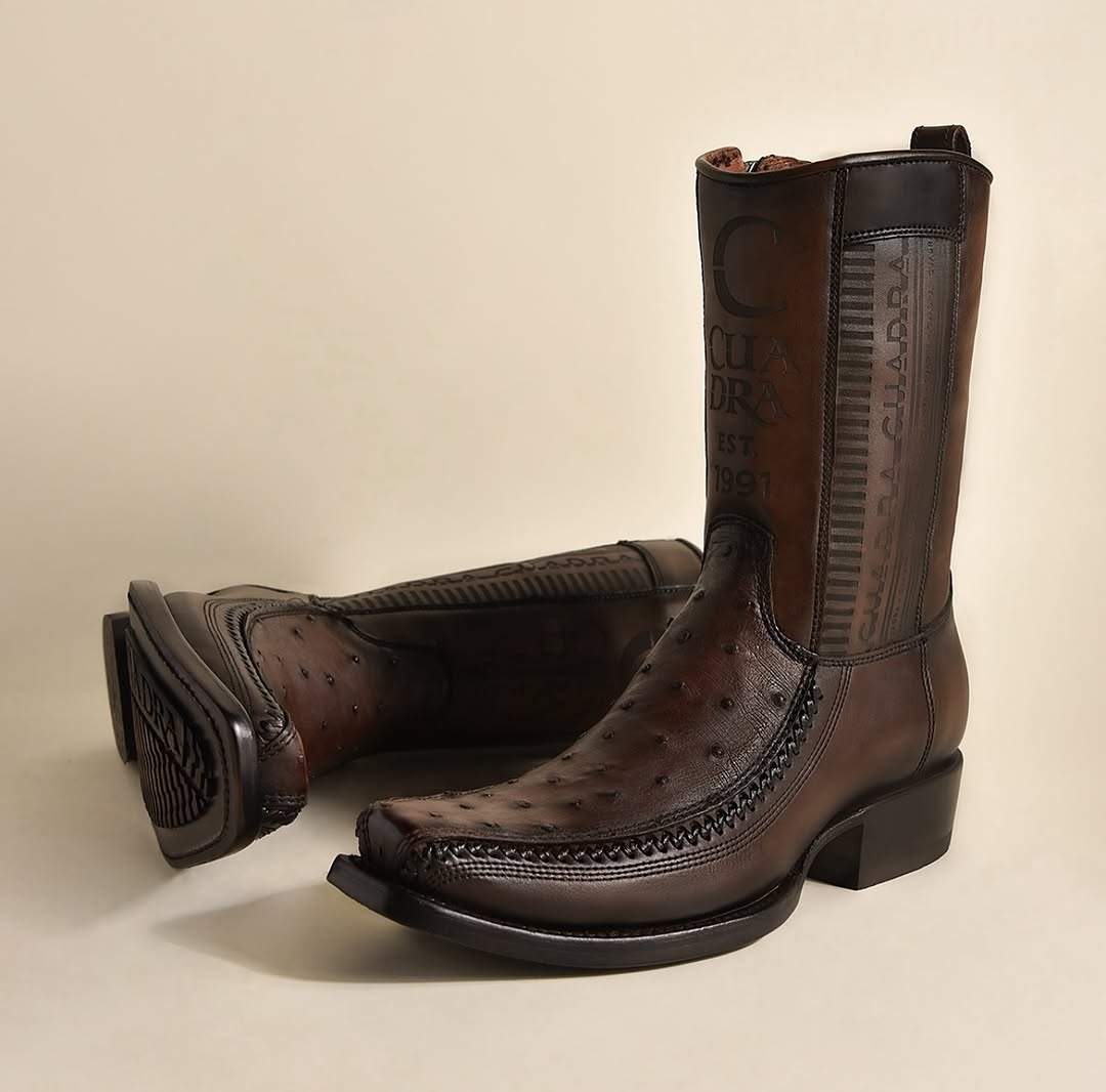 Men's Vintage Handmade Leather Cowboy Boots