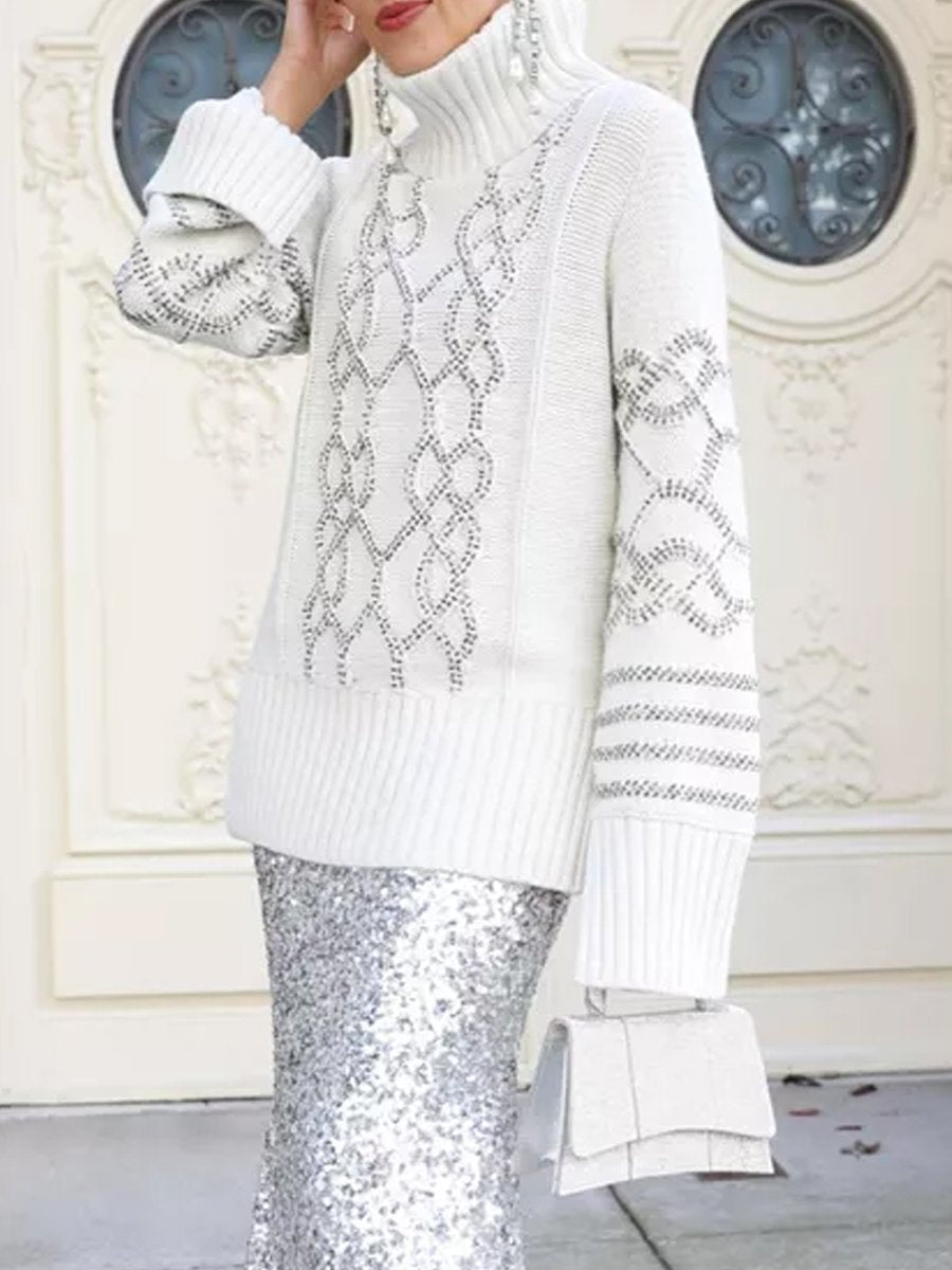 Turtleneck Knitted Sweater